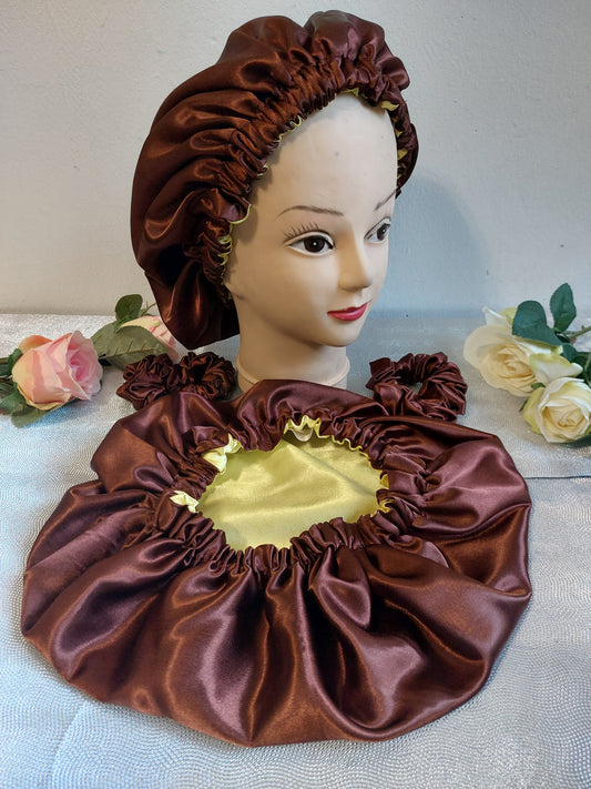 Bonnet en satin